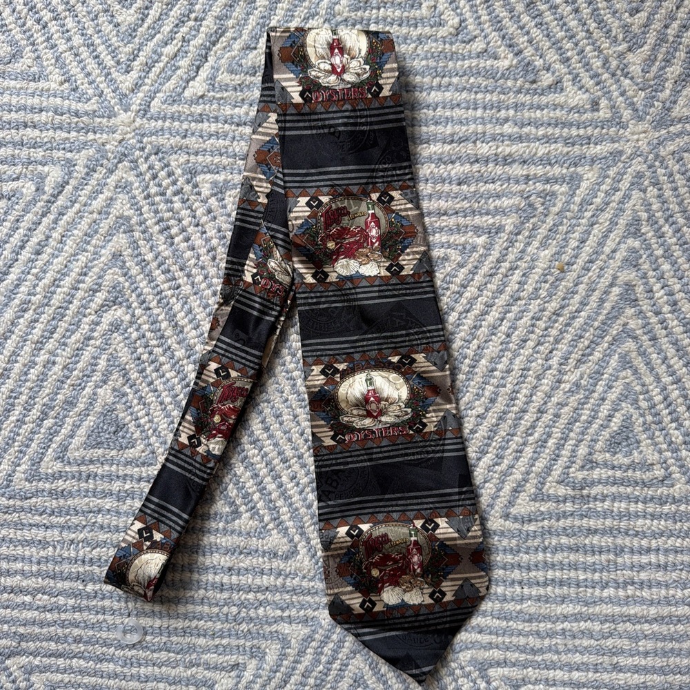 Tabasco Necktie - Multicolor - Vintage 90s